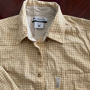 Vintage Columbia 100 button up Men’s Shirt sz M